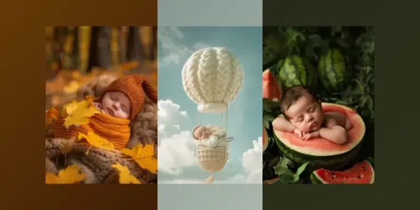 پرامپت عکاسی از نوزادان
